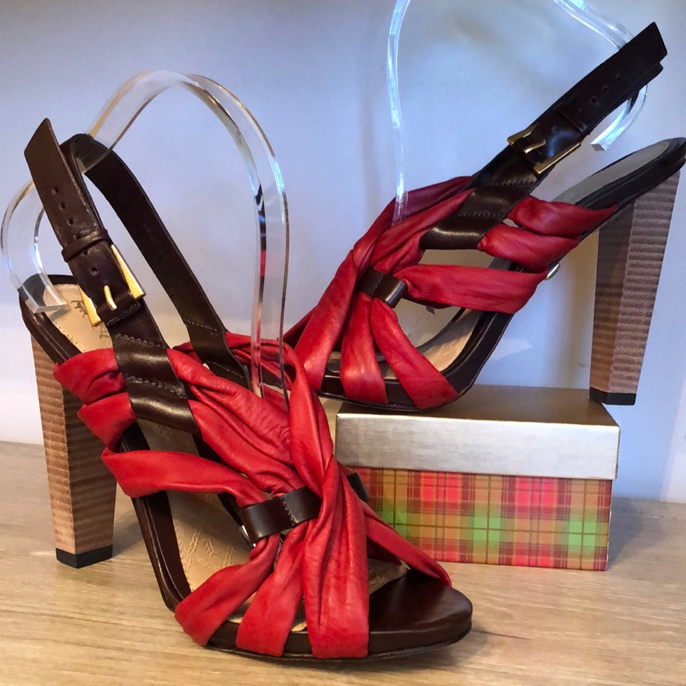 Lamb Gwen Stefani Leather Shoes Heels sz 10